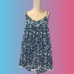 Nikibiki Navy Floral Romper